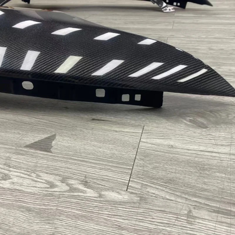 GTD Style Upgrade for Mustang Carbon Fiber Body Kit in 2024, New Mustang High-quality Lightweight Front Mudguard